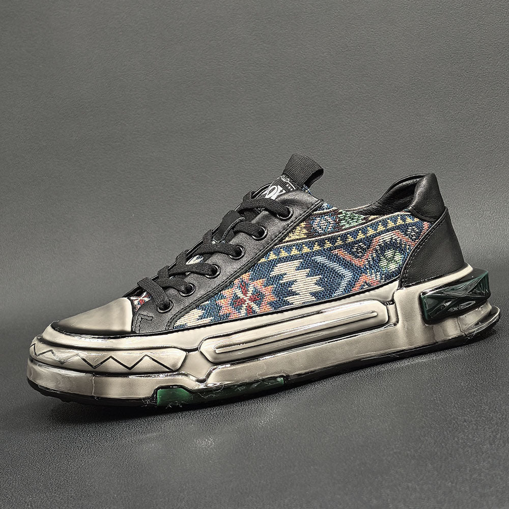 Men Fashion Breathable Canvas Casual Sneakers-RAIIFY