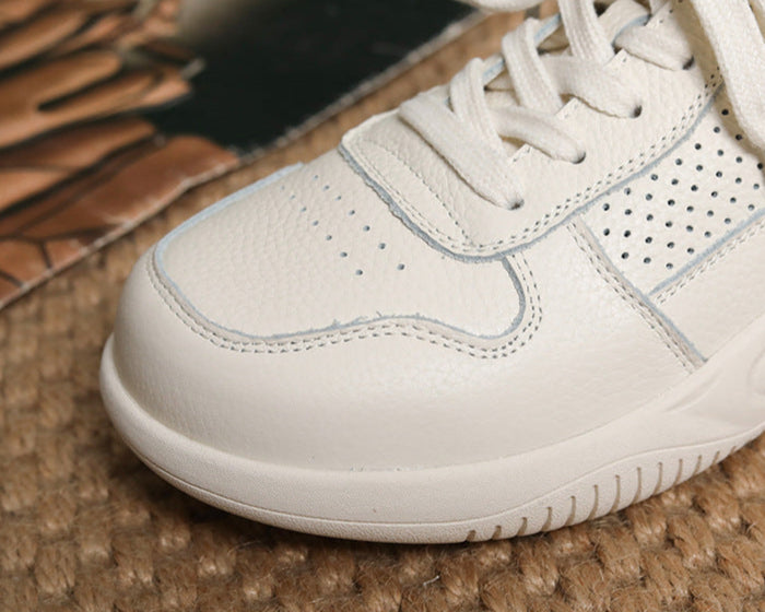 Women's Stylish Breathable Quilted Leather Casual Shoes-RAIIFY