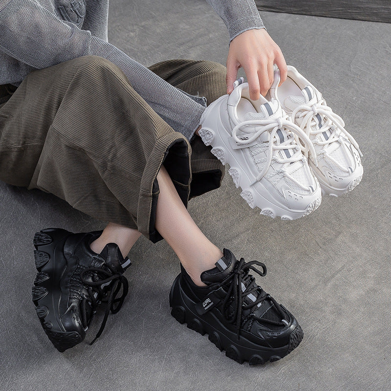 Women's Fashion Breathable Chunky Platform Sneakers-RAIIFY