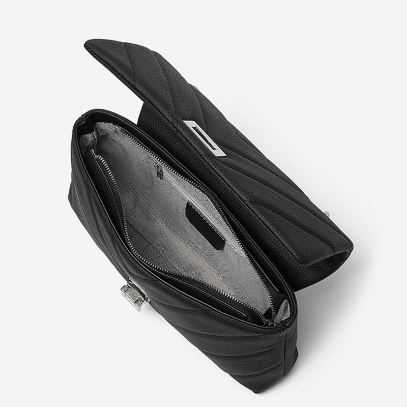 Women's Fashion Quilted Leather Chain Shoulder Crossbody Bag-RAIIFY