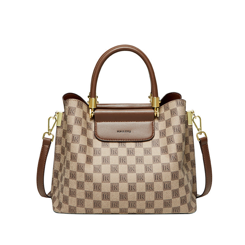 Women Fashion Embossed Canvas Casual Tote Bag-RAIIFY