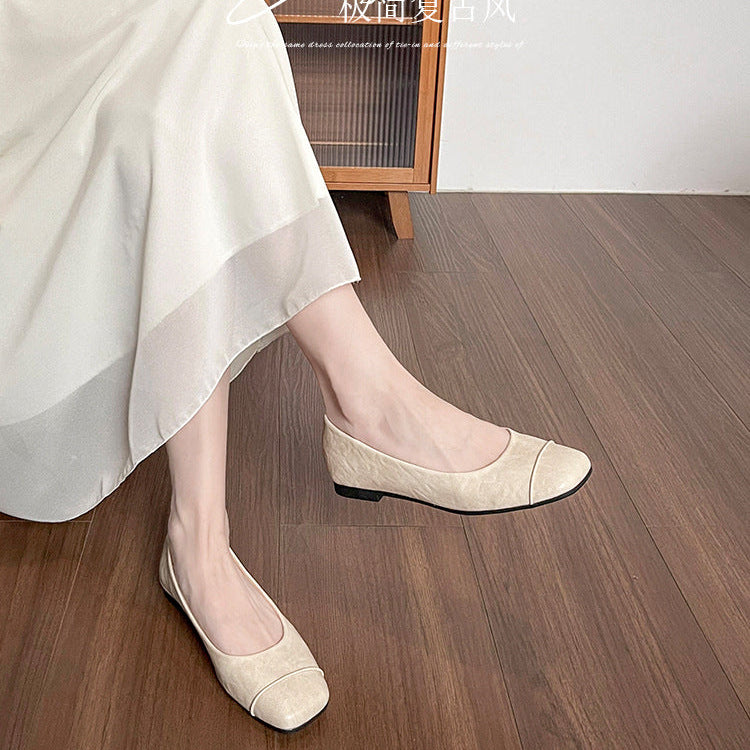 Women's Minimalism Plain Low Top Casual Flats-RAIIFY