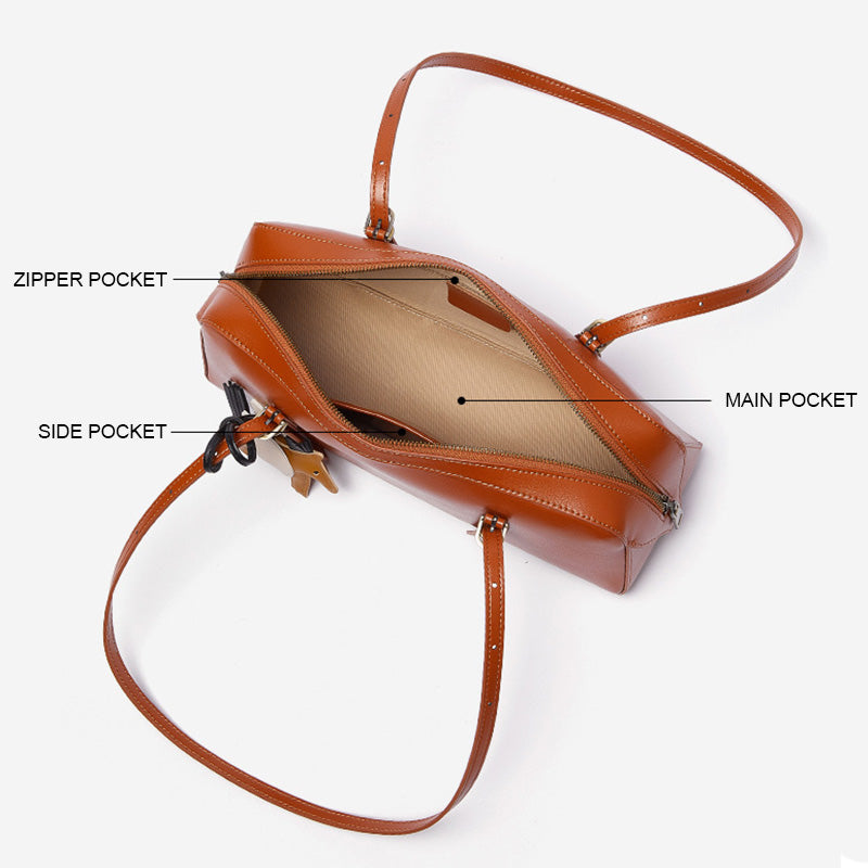 Women’s Fashion Leather Casual Underarm Bag-RAIIFY