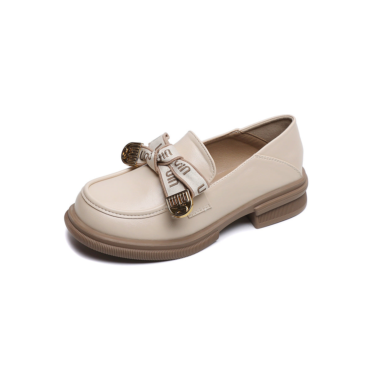 Women Retro Bowknot Soft Casual Loafers-RAIIFY