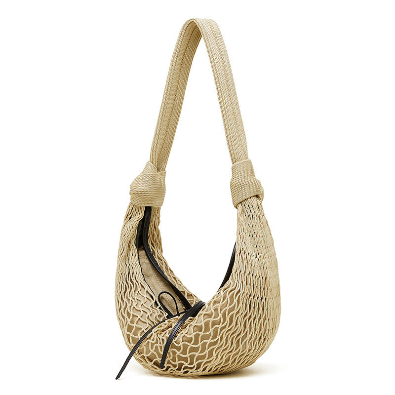 Women's Fashion Handmade Cotton Linen Plaited Shoulder Bag-RAIIFY