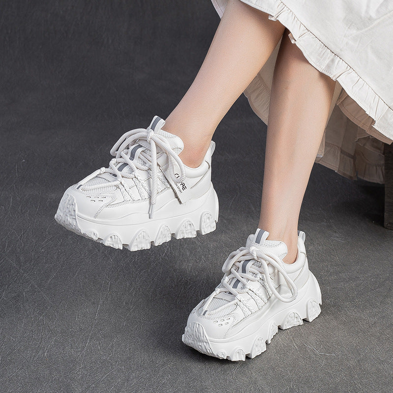 Women's Fashion Breathable Chunky Platform Sneakers-RAIIFY