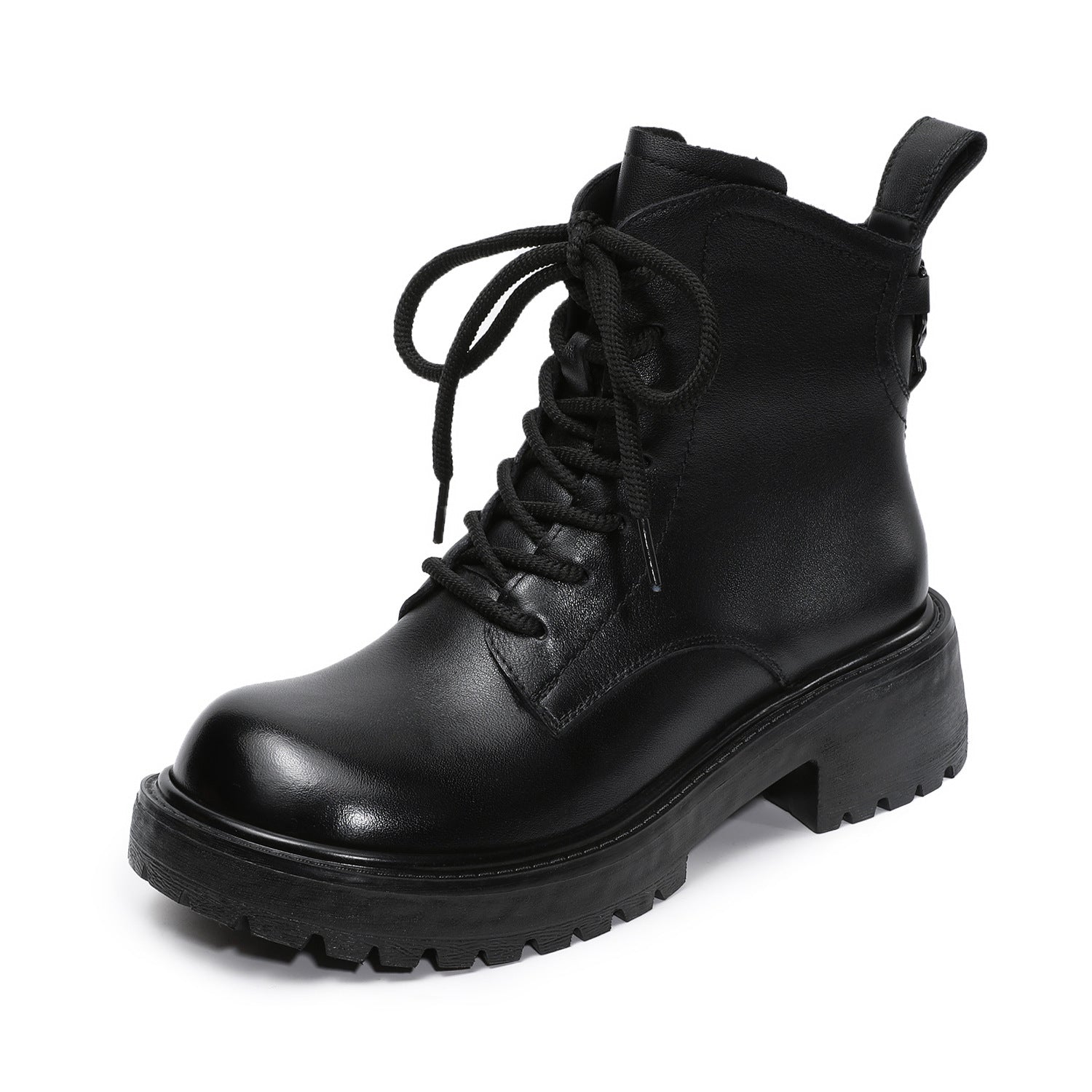 Women's Vintage Classic Leather Ankle Boots-RAIIFY