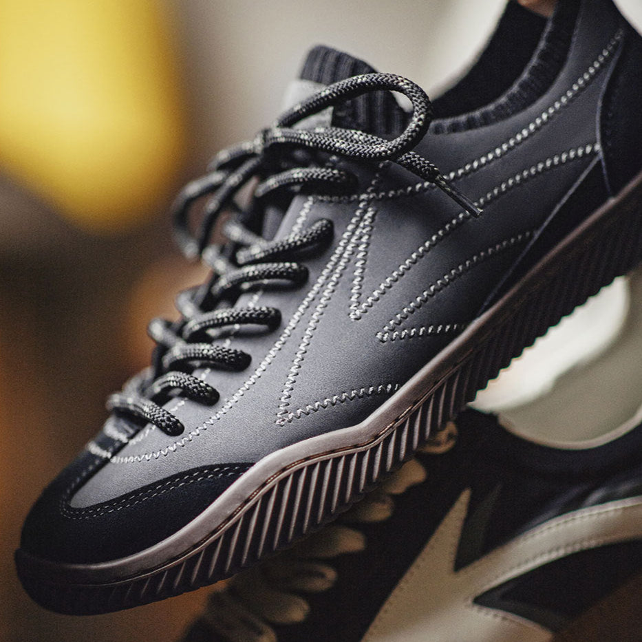 Men’s Casual Leather Comfortable Low-Top Sneakers-RAIIFY