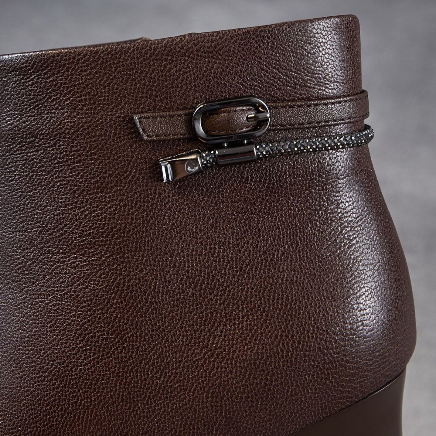 Women's Leather Pointed-toe High Heel Ankle Boots-RAIIFY