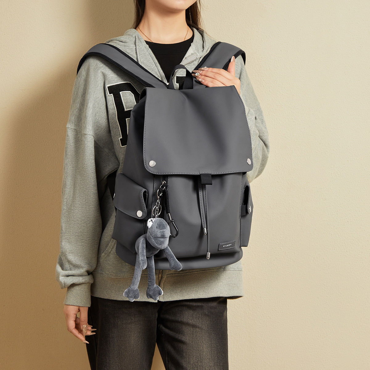 Women's Fashion Lage Capacity College Backpack-RAIIFY