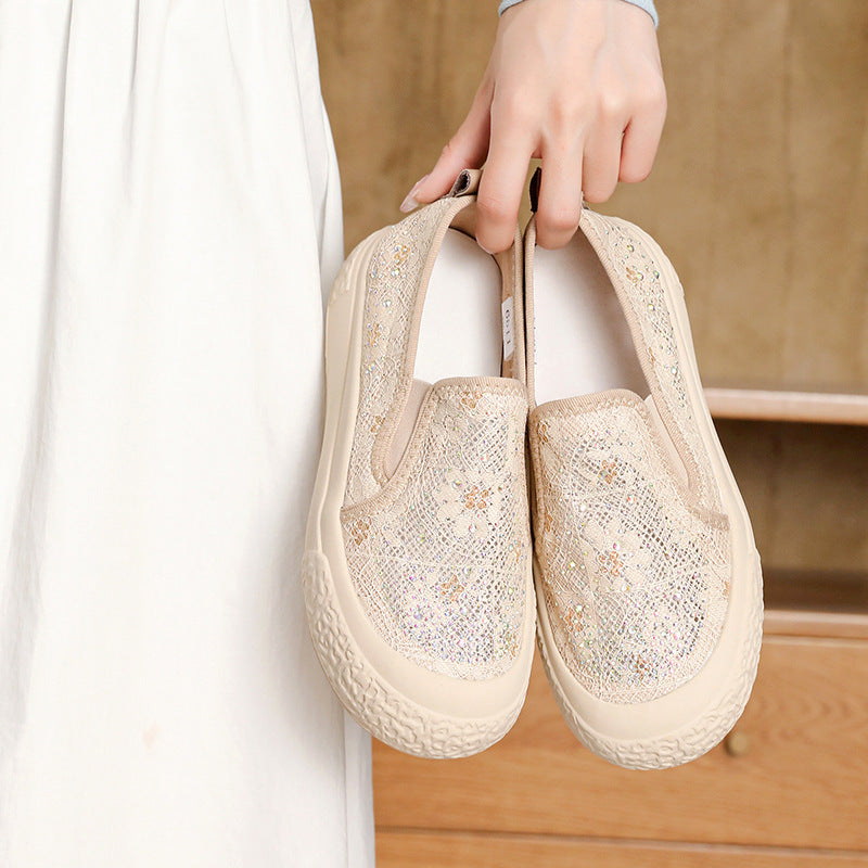 Women Summer Breathable Casual Flats Shoes-RAIIFY