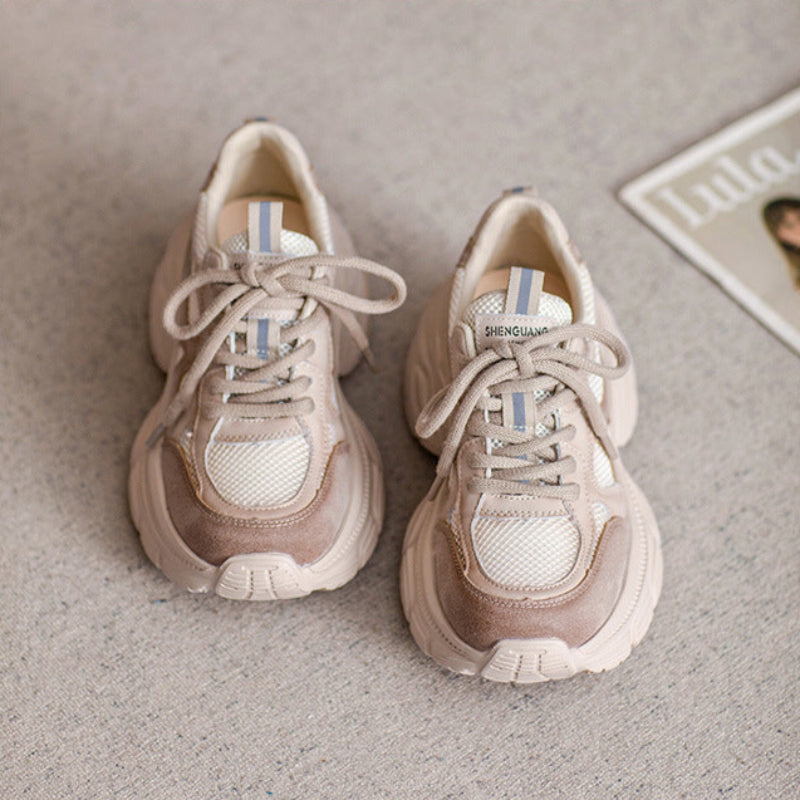 Women's Fashion Breathable Mesh Casual Platform Sneakers-RAIIFY