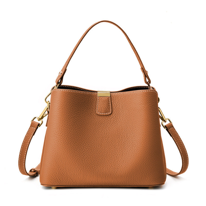 Women Fashion Plain Leather Casual Purse-RAIIFY