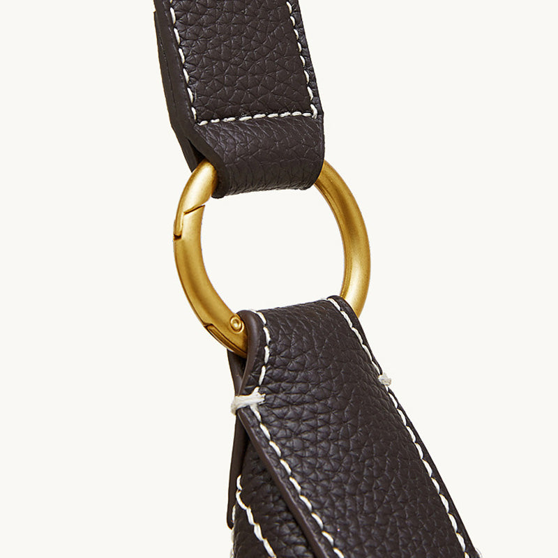 Women's Top-Grain Leather Hobo Shoulder Crossbody Bag-RAIIFY