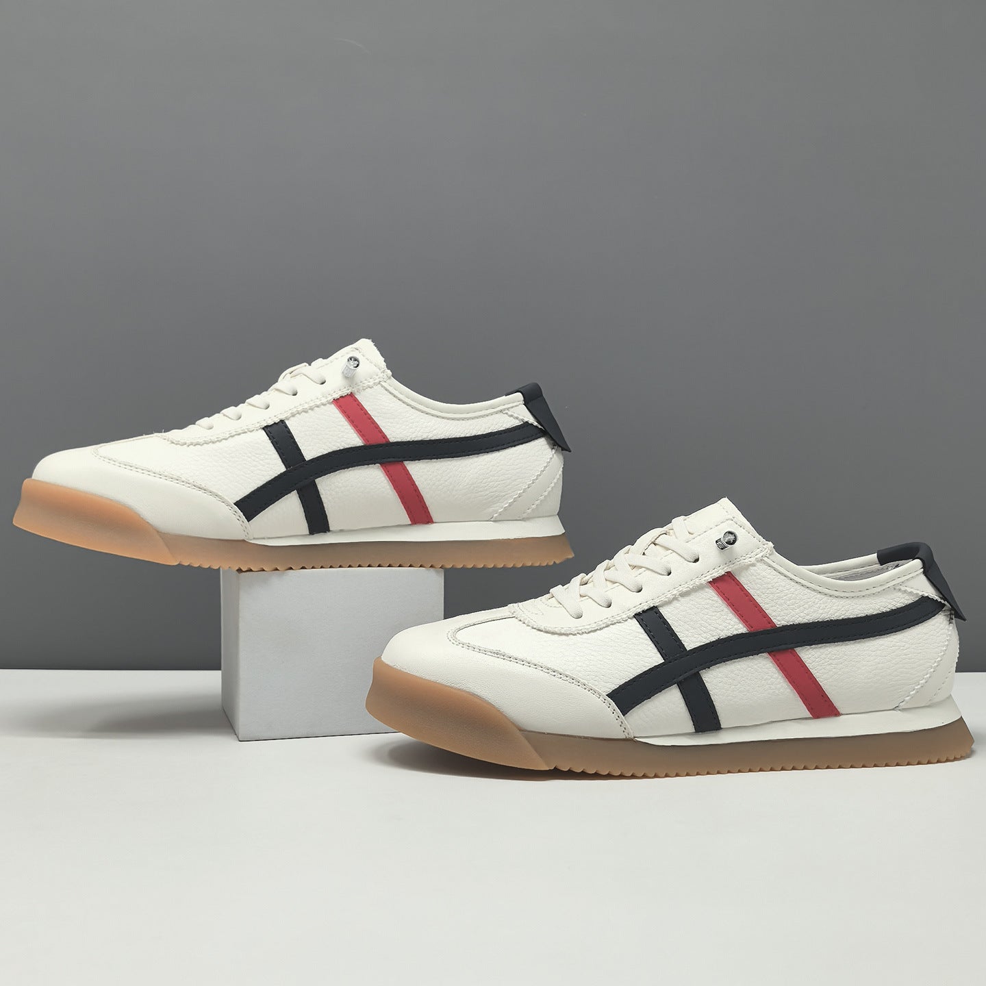 Men's Fashion Quilted Leather Slip-on Casual Shoes-RAIIFY