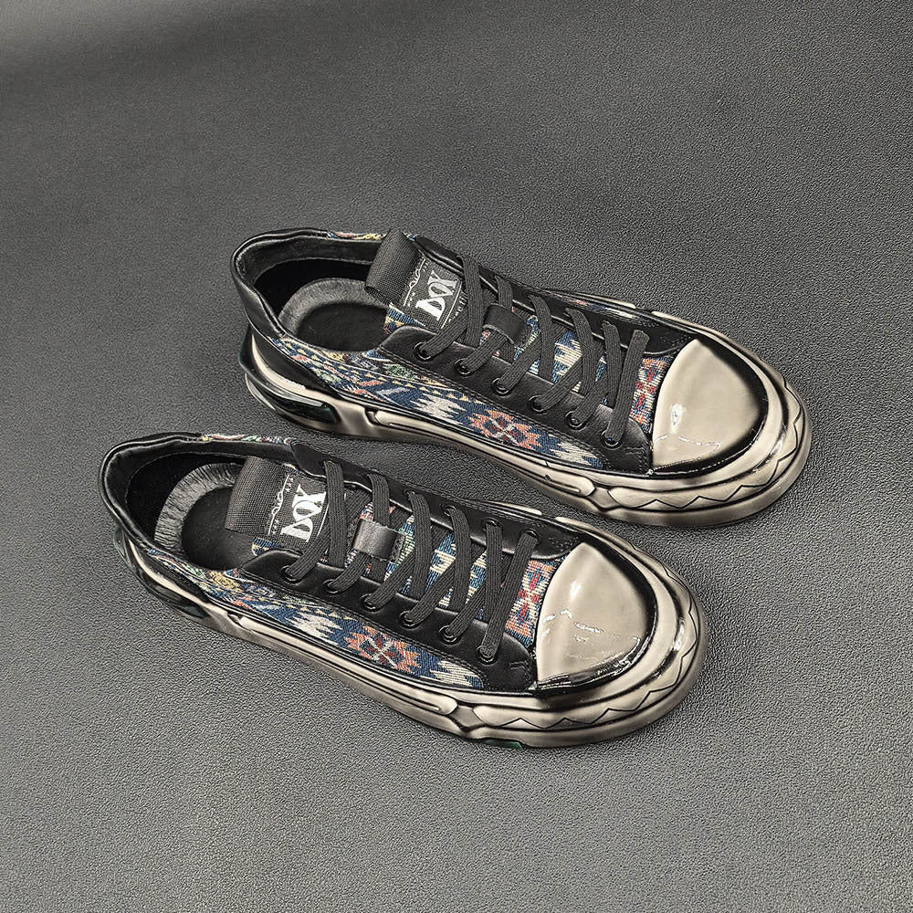 Men Fashion Breathable Canvas Casual Sneakers-RAIIFY