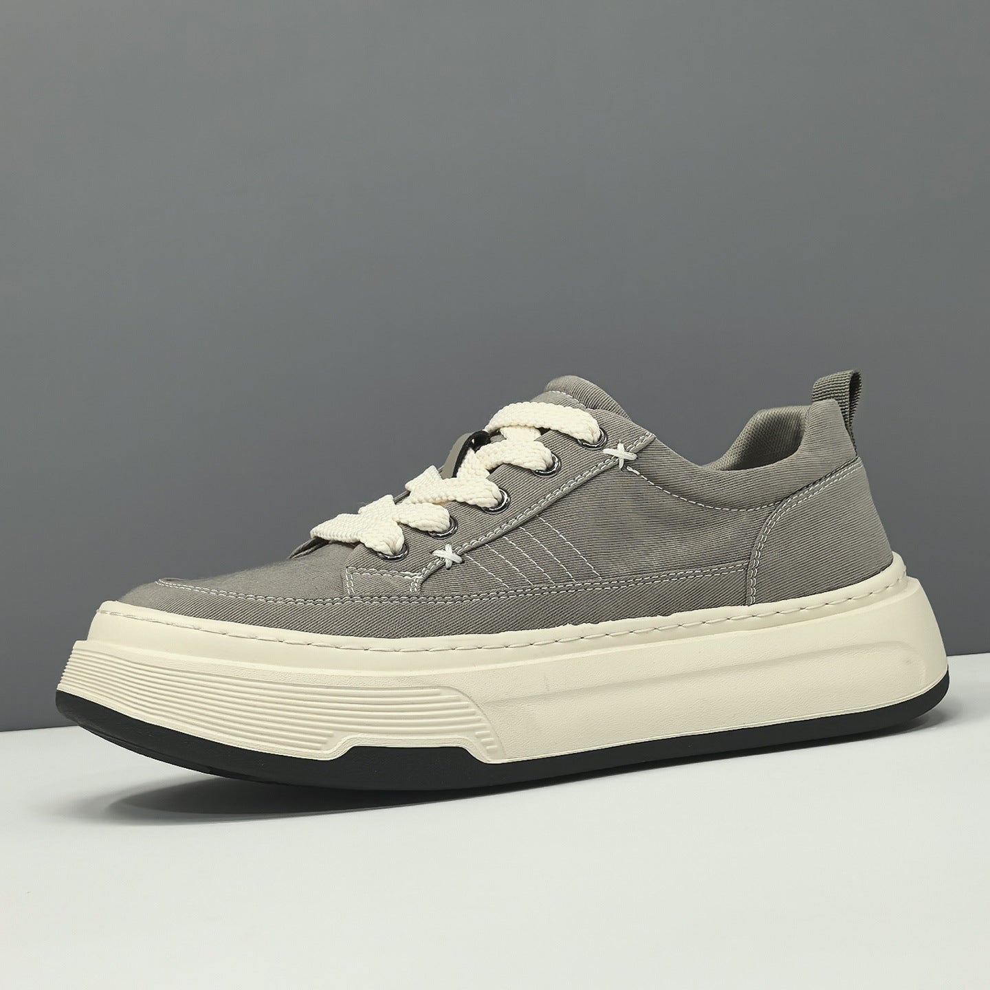 Men Ice Silk Breathable Platform Thick Sole Casual Sneakers-RAIIFY