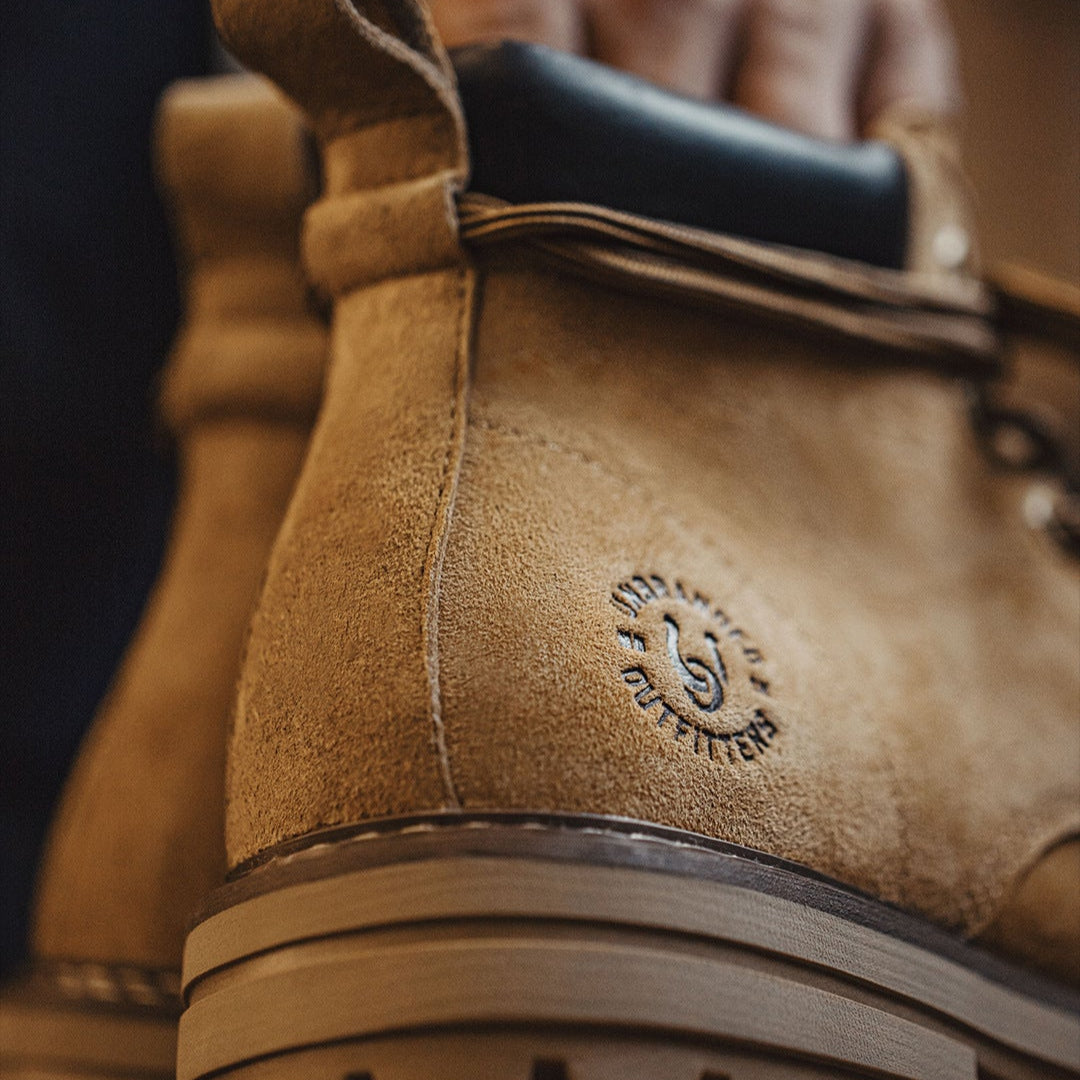 Men's Classic Leather Casual Ankle Work Boots-RAIIFY