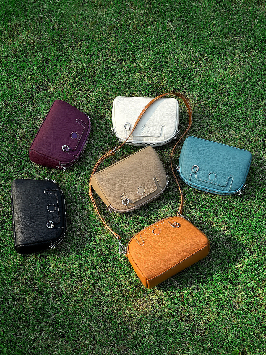 Women's Fashion Casual Leather Mini Crossbody Bag-RAIIFY