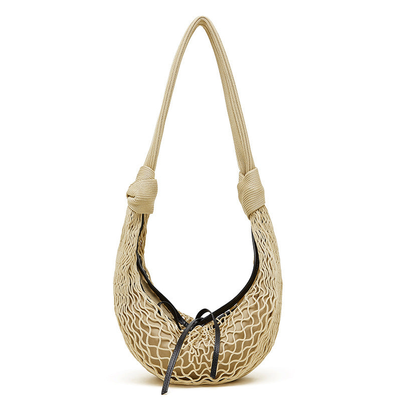 Women's Fashion Handmade Cotton Linen Plaited Shoulder Bag-RAIIFY