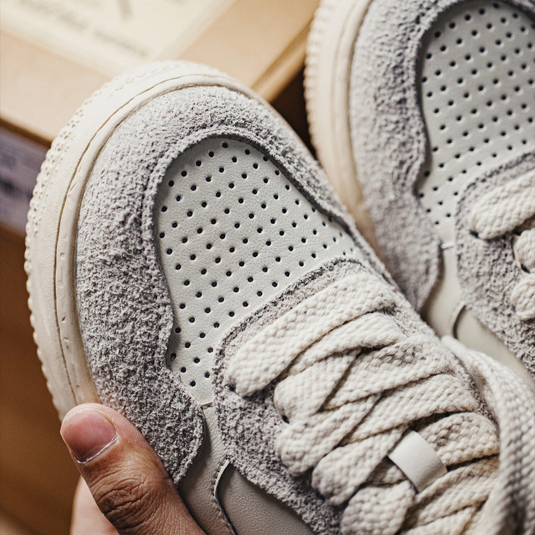 Men's Fashion Patchwork Breathable Flat Casual Sneakers-RAIIFY