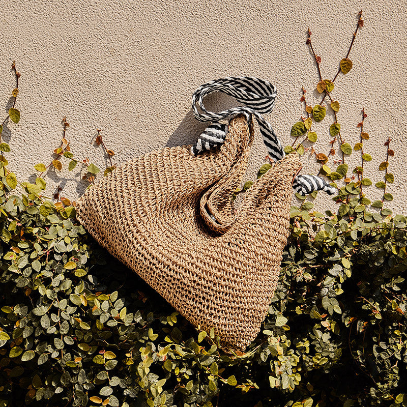 Women's Fashion Casual Straw Woven Shoulder Bag-RAIIFY