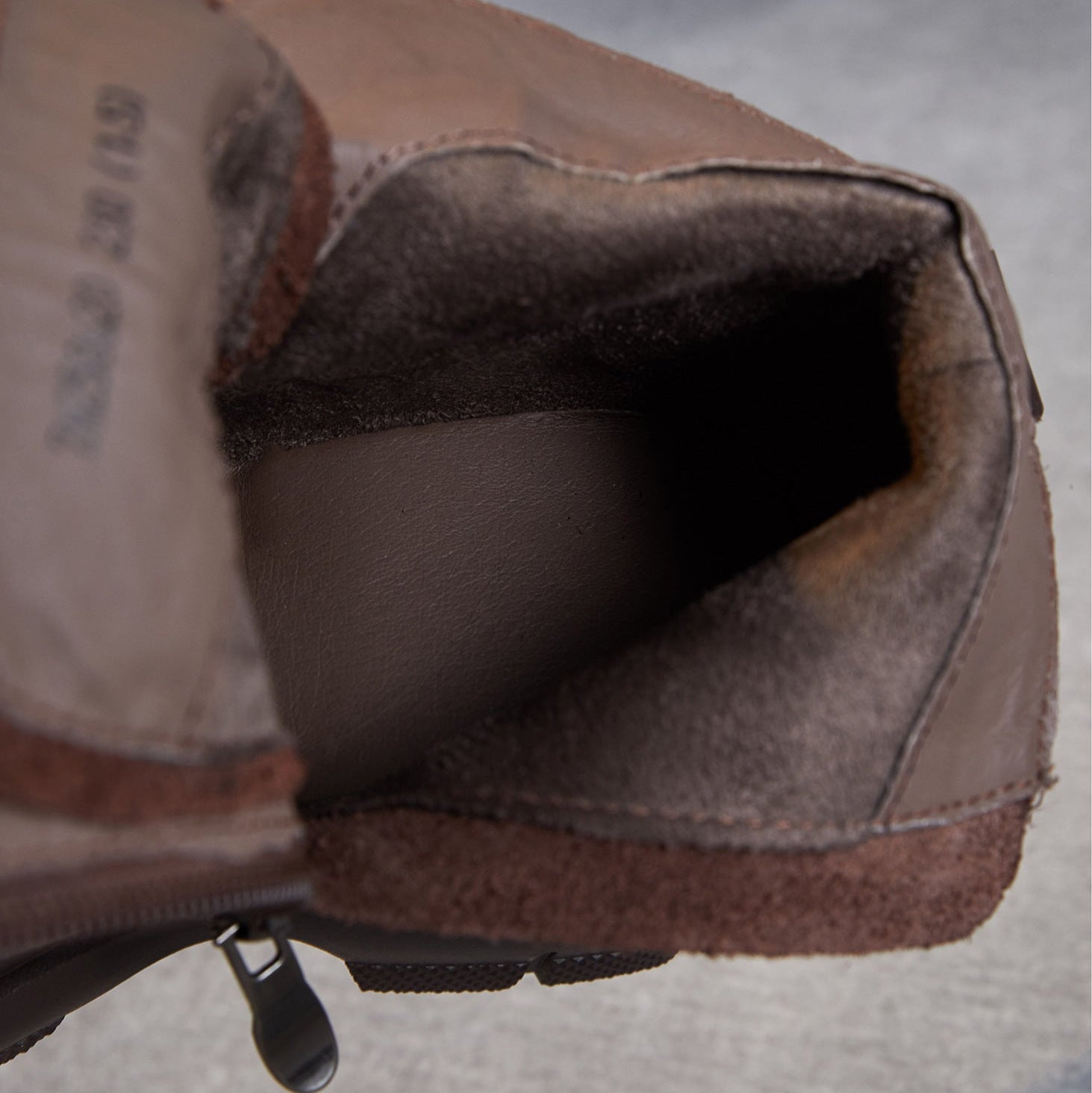 Women's Retro Leather Platform Casual Ankle Boots-RAIIFY