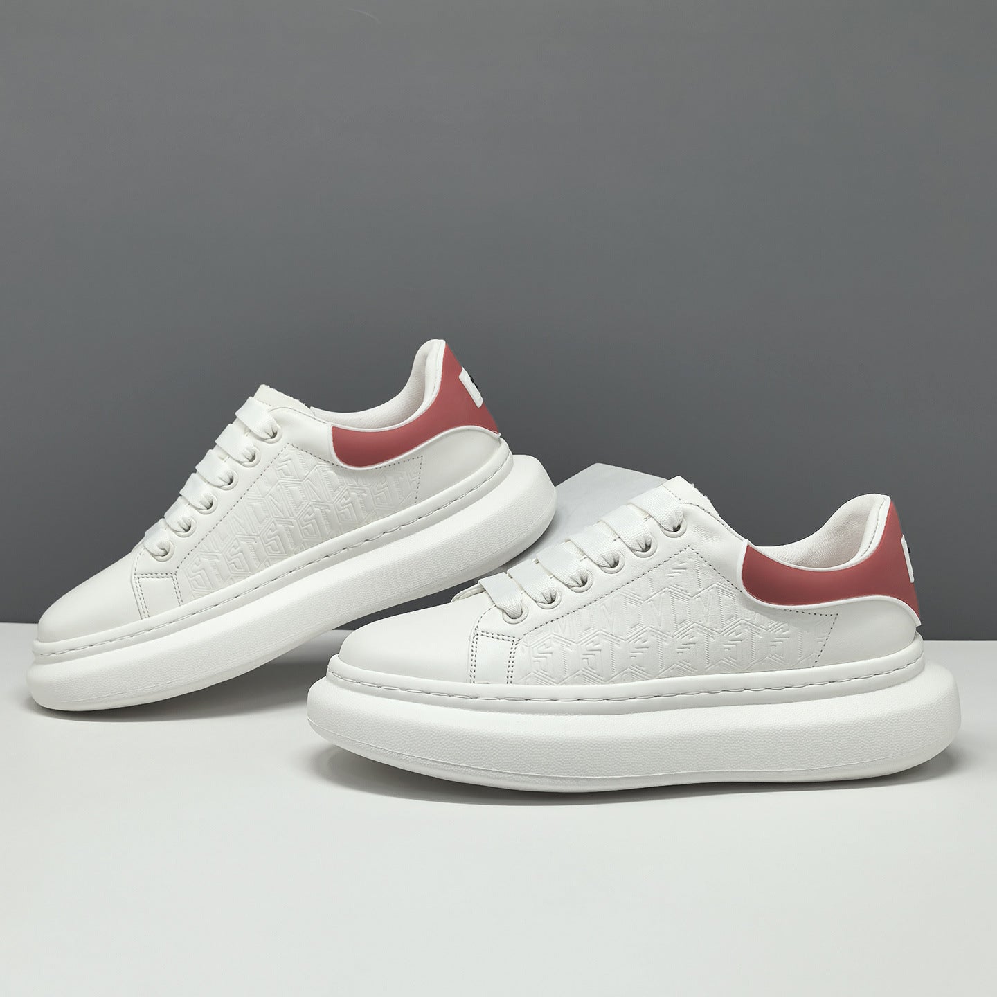 Men's Fashion Leather Casual Sneakers-RAIIFY