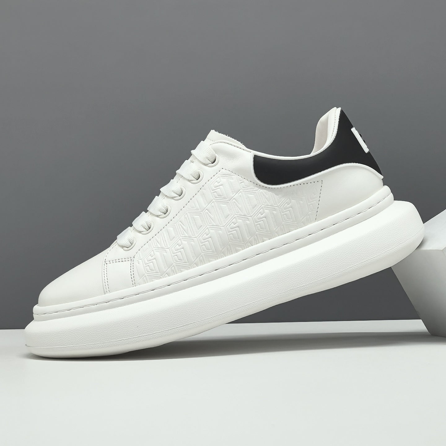Men's Fashion Leather Casual Sneakers-RAIIFY