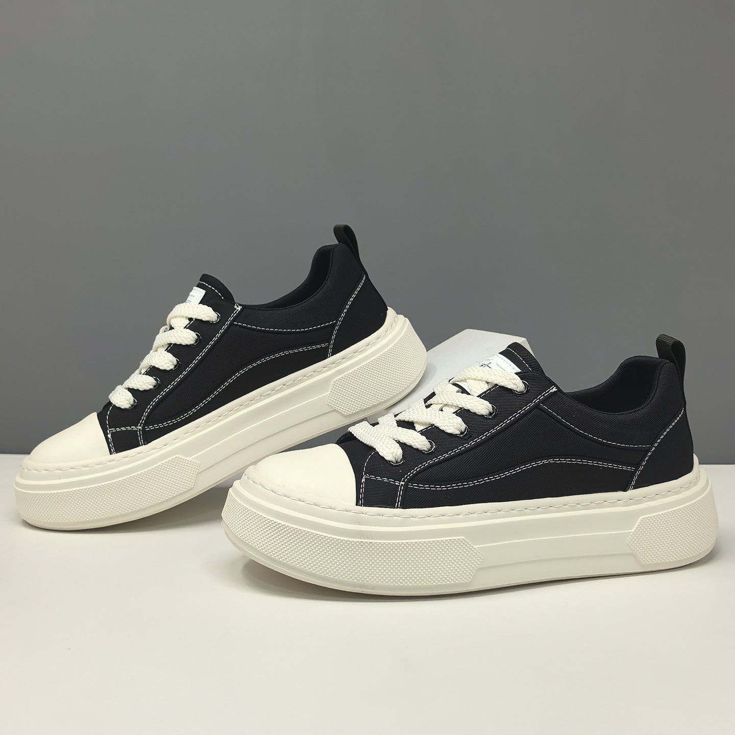 Men's Minimalist Breathable Canvas Flat Casual Shoes-RAIIFY