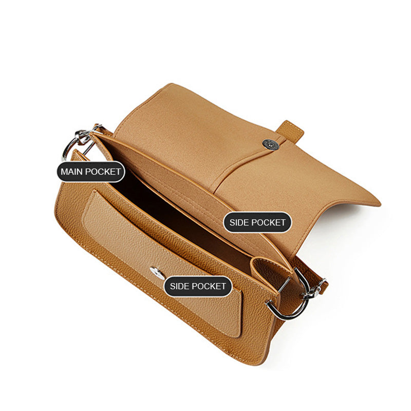 Women's Stylish Plain Leather Satchel Bag-RAIIFY