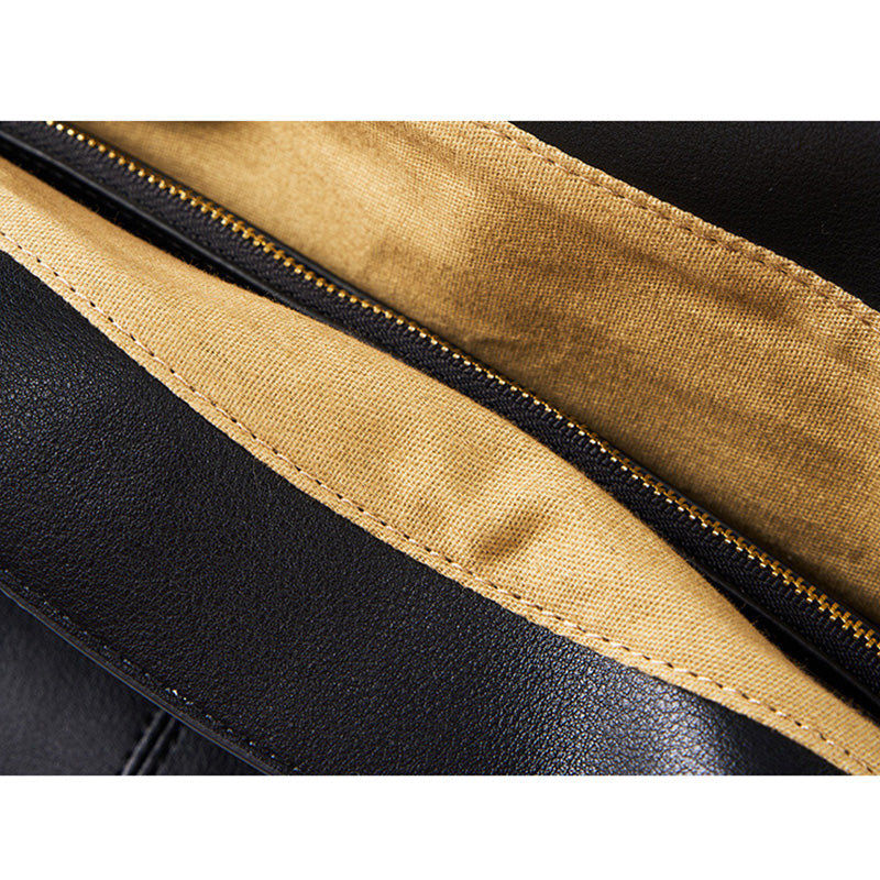 Women Casual Soft Cowhide Fashion Shoulder Tote Bag-RAIIFY