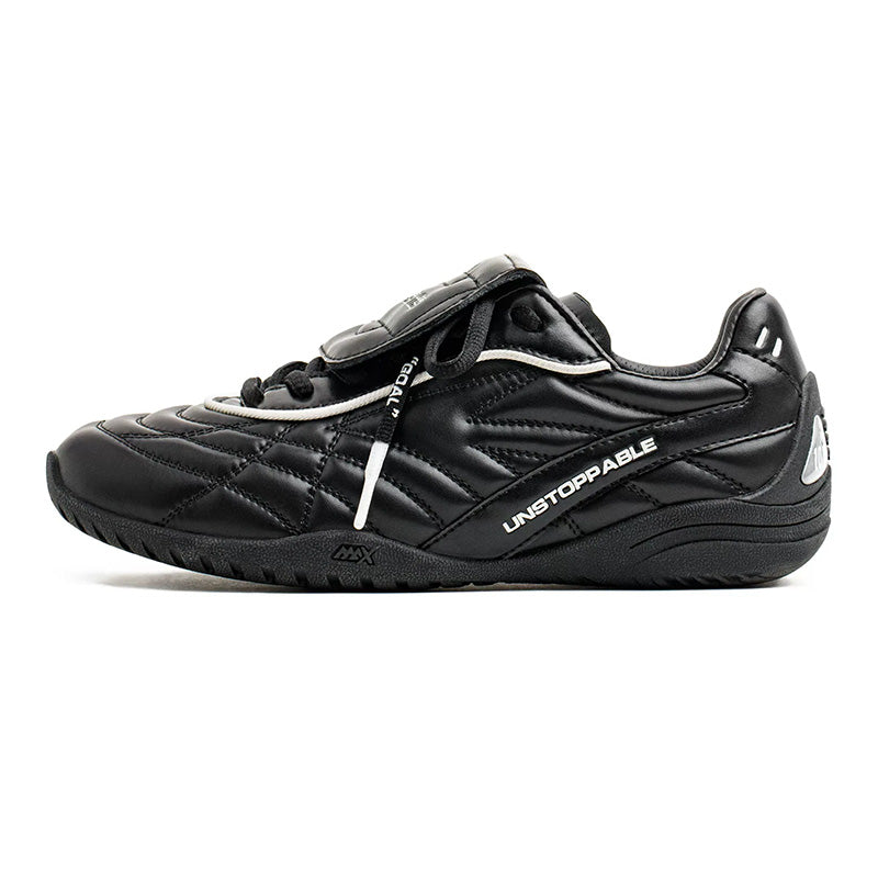 Men's Quilted Leather Blue Low Top Training Sneakers-RAIIFY