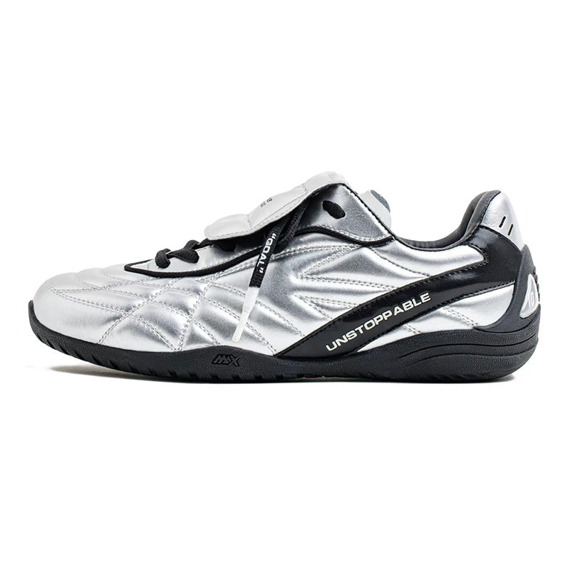 Men's Quilted Leather Blue Low Top Training Sneakers-RAIIFY