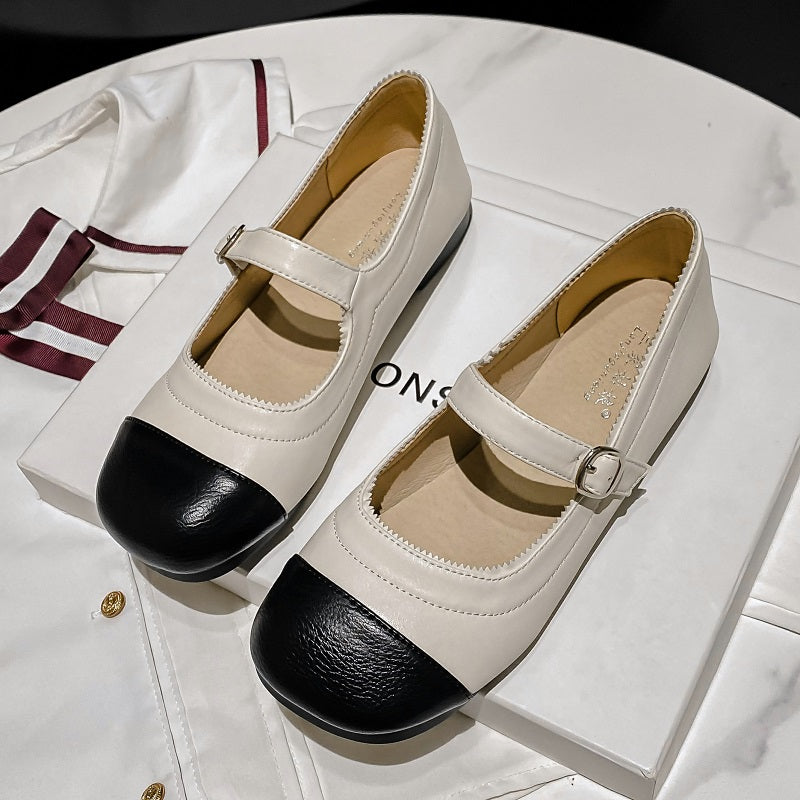 Women Soft Leather Retro Summer Casual Flats-RAIIFY