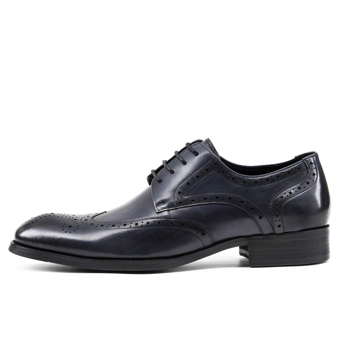 Men Classic Embossing Leather Oxford Shoes-RAIIFY