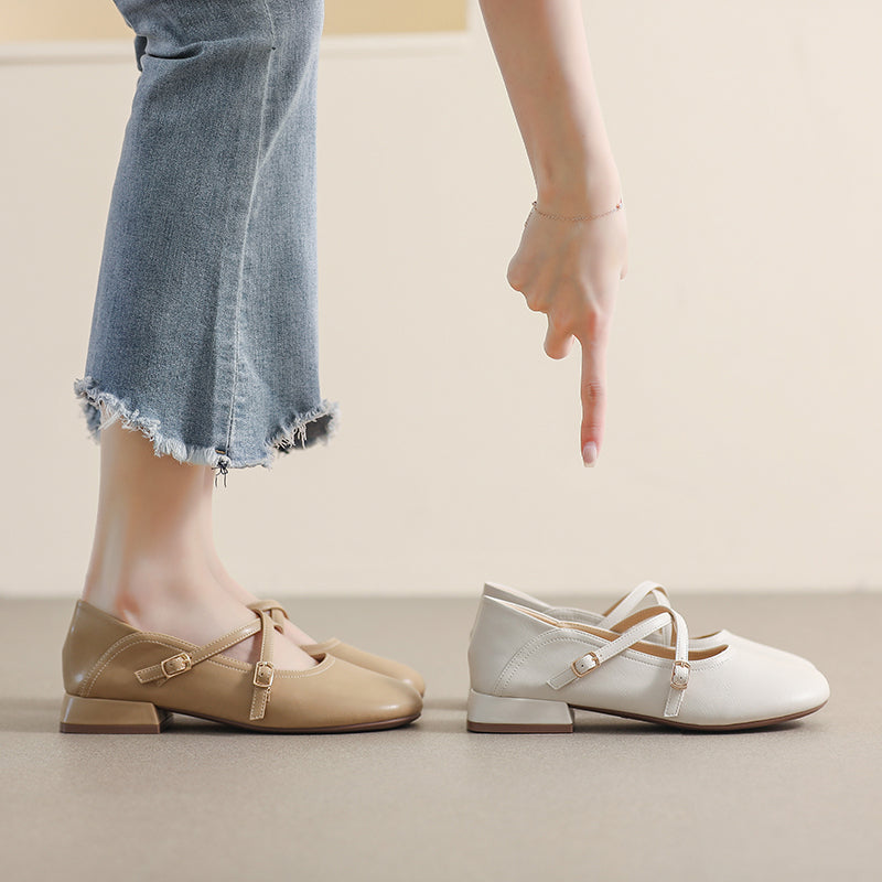 Women Summer Soft Leather Wedge Casual Shoes-RAIIFY