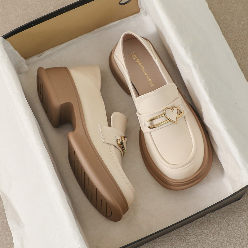 Women Stylish Casual Thick Soled Loafers-RAIIFY