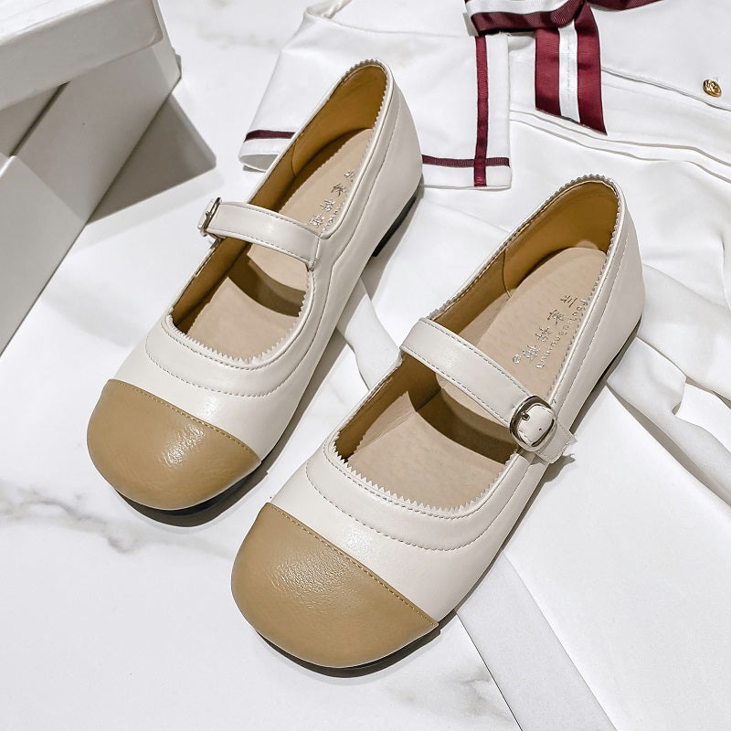 Women Soft Leather Retro Summer Casual Flats-RAIIFY
