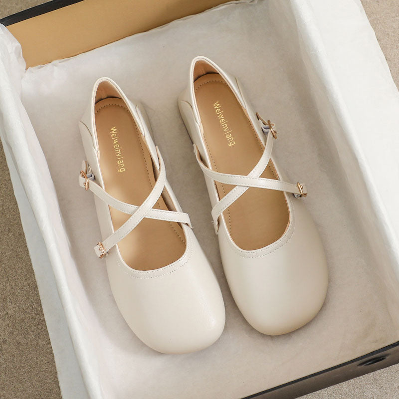 Women Summer Soft Leather Wedge Casual Shoes-RAIIFY