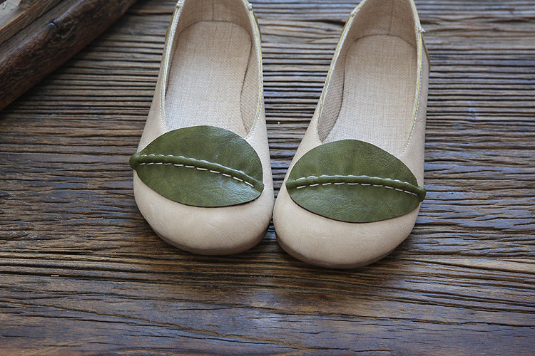 Women Retro Casual Soft Handmade Flats-RAIIFY