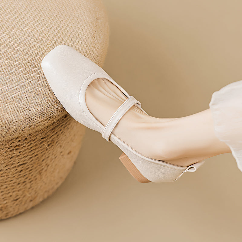 Women Minimalist Soft Leather Casual Shoes-RAIIFY