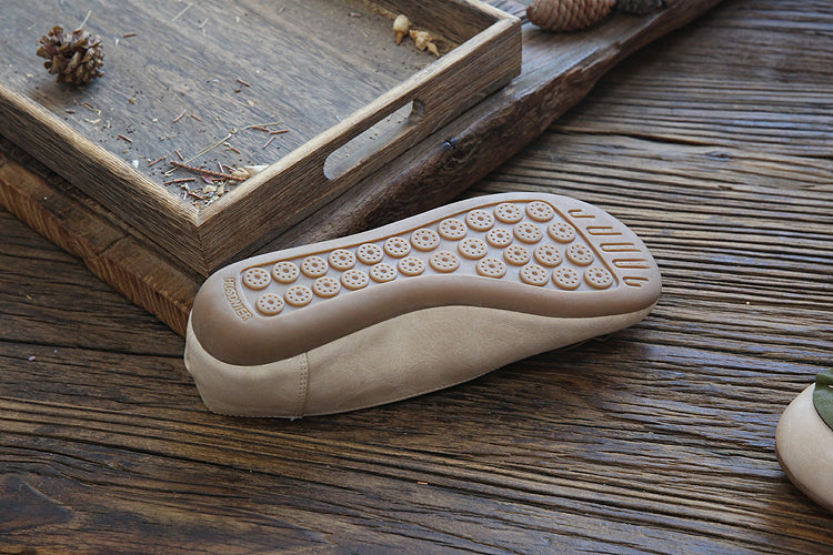 Women Retro Casual Soft Handmade Flats-RAIIFY