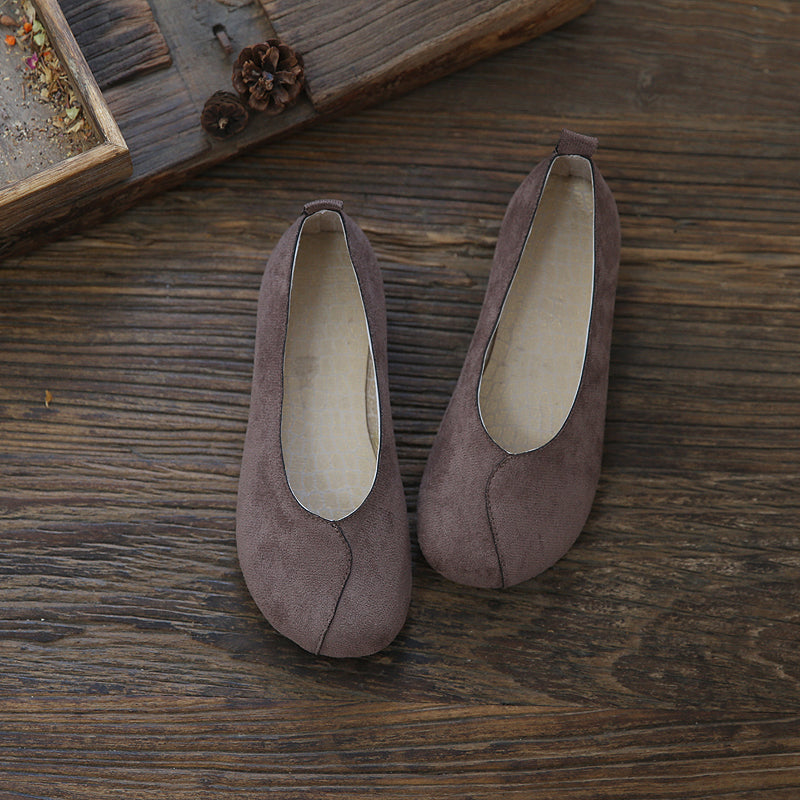 Women Retro Flat Comfortable Flats Casual Shoes-RAIIFY