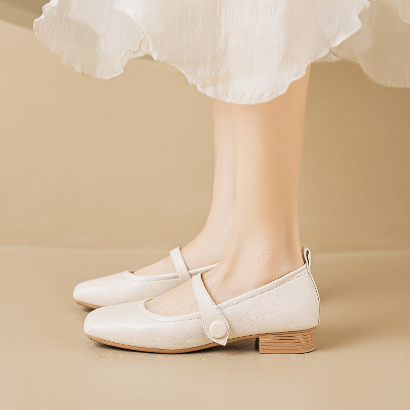 Women Minimalist Soft Leather Casual Shoes-RAIIFY