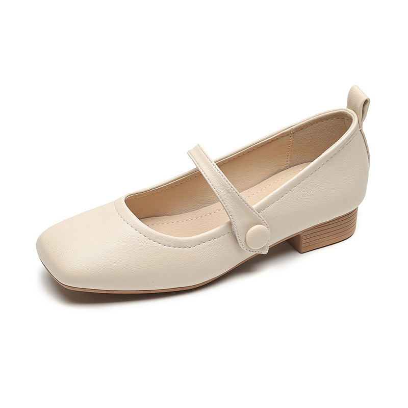 Women Minimalist Soft Leather Casual Shoes-RAIIFY