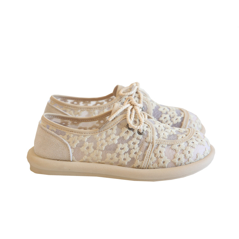 Women Retro Casual Summer Breathable Canvas Shoes-RAIIFY