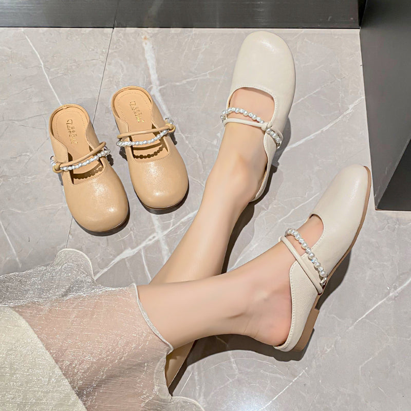 Women Soft Casual Minimalist Flat Mules-RAIIFY