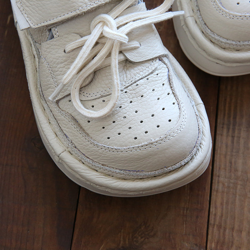 Women Retro Leather Thick Soled Comfort Shoes-RAIIFY
