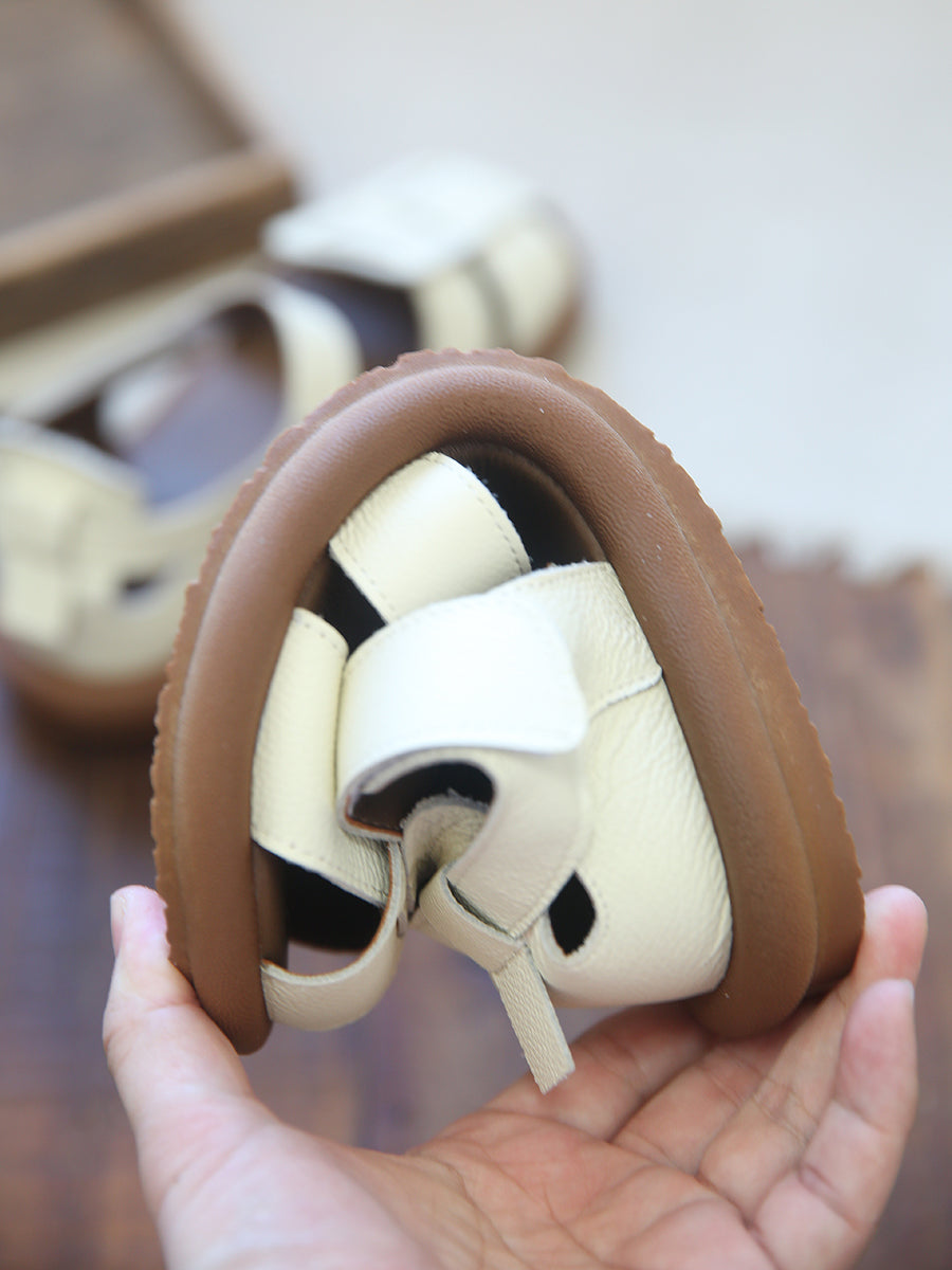 Women Summer Casual Leather Soft Sandals-RAIIFY